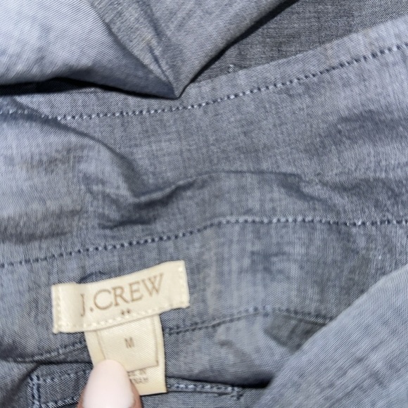 J Crew size medium blue tunic top - Picture 4 of 5